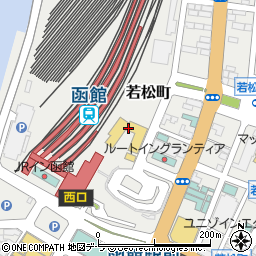 ローソン函館駅前店周辺の地図