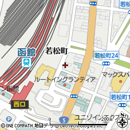 ニッポンレンタカー函館駅前営業所周辺の地図