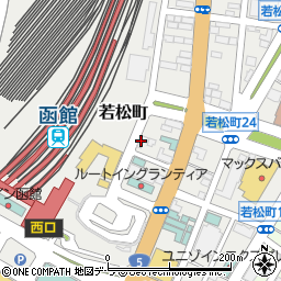 ニッポンレンタカー函館駅前営業所周辺の地図