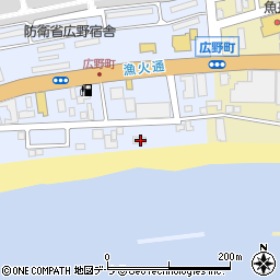 北海道函館市広野町1-9周辺の地図