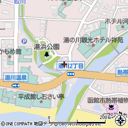 ローソン函館湯川町店周辺の地図