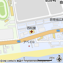 西松屋函館漁火通店周辺の地図