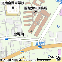 北海道函館市金堀町周辺の地図