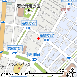 セブンイレブン函館若松高砂通店周辺の地図