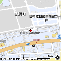 北海道函館市広野町周辺の地図