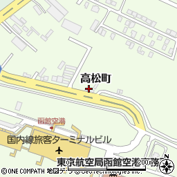 トヨタレンタリース函館函館空港店周辺の地図