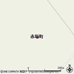 北海道函館市赤坂町周辺の地図