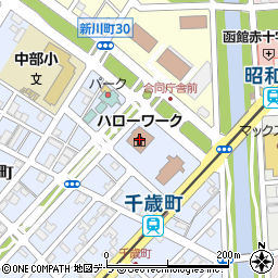 函館地方合同庁舎分庁舎周辺の地図