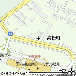 ニッポンレンタカー函館空港前営業所周辺の地図