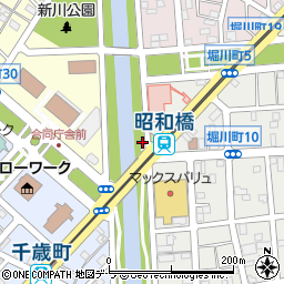 函館中央警察署新川交番周辺の地図