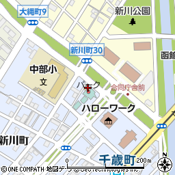 セイコーマート函館新川店周辺の地図