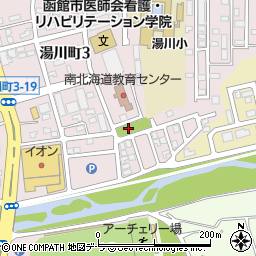 湯川幼児公園周辺の地図