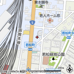 北海道函館市海岸町3周辺の地図