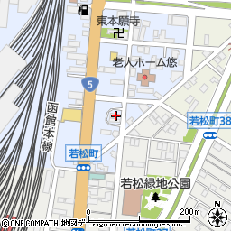 北海道函館市海岸町3-13周辺の地図