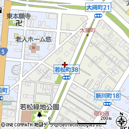 北海道函館市大縄町2-2周辺の地図