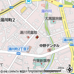 ローソン函館湯川町二丁目店周辺の地図