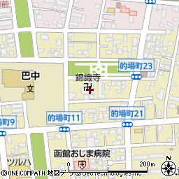 錦識寺周辺の地図