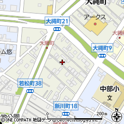 北海道函館市大縄町8-8周辺の地図