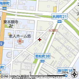 北海道函館市大縄町3-7周辺の地図