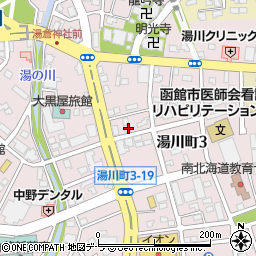 北海道函館市湯川町3丁目24-27周辺の地図