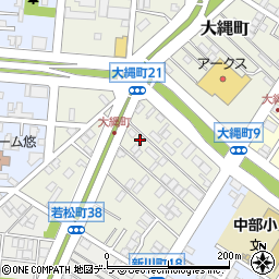 北海道函館市大縄町8-16周辺の地図