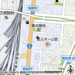 北海道函館市海岸町4-11周辺の地図