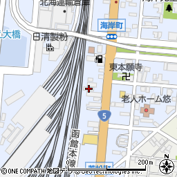 メディパルフーズ株式会社函館支店周辺の地図