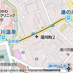 株式会社ワコー　湯川店周辺の地図