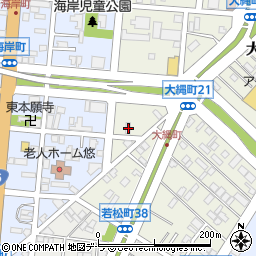 北海道函館市大縄町5-2周辺の地図