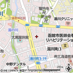北海道函館市湯川町3丁目24周辺の地図