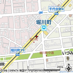 堀川町駅周辺の地図