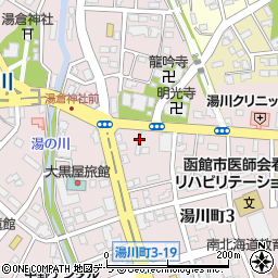 北海道函館市湯川町3丁目24-12周辺の地図