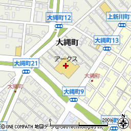 スーパーアークス大縄店周辺の地図