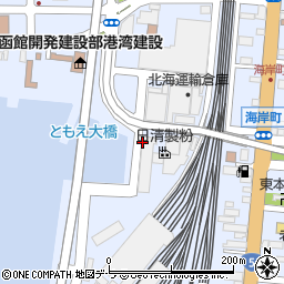 北海道函館市海岸町21周辺の地図