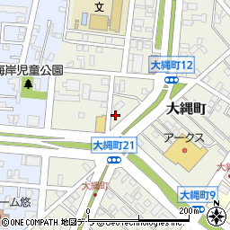 セブンイレブン函館大縄八幡通店周辺の地図