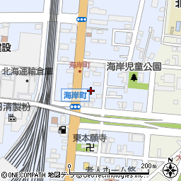 北海道函館市海岸町8周辺の地図
