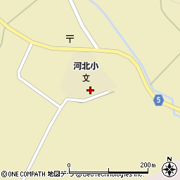 上ノ国町立河北小学校周辺の地図