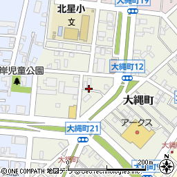 北海道函館市大縄町21周辺の地図