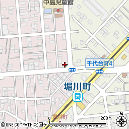 ローソン函館中島店周辺の地図