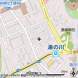 北海道函館市湯川町2丁目31-15周辺の地図