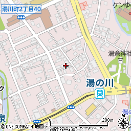 北海道函館市湯川町2丁目31-14周辺の地図