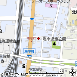 北海道函館市海岸町8-12周辺の地図