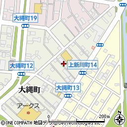 北海道函館市大縄町周辺の地図