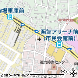 セブンイレブン函館競馬場前店周辺の地図