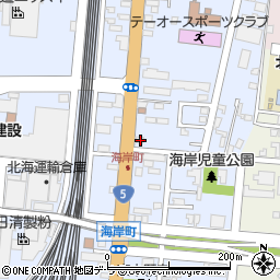 北海道函館市海岸町12-5周辺の地図