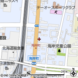 北海道函館市海岸町12-6周辺の地図