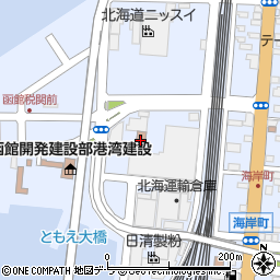 函館港湾福利厚生会館周辺の地図