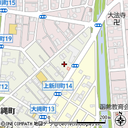 北海道函館市大縄町16-8周辺の地図