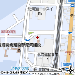 北海道函館市海岸町22-7周辺の地図