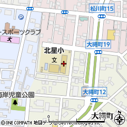函館市立北星小学校周辺の地図